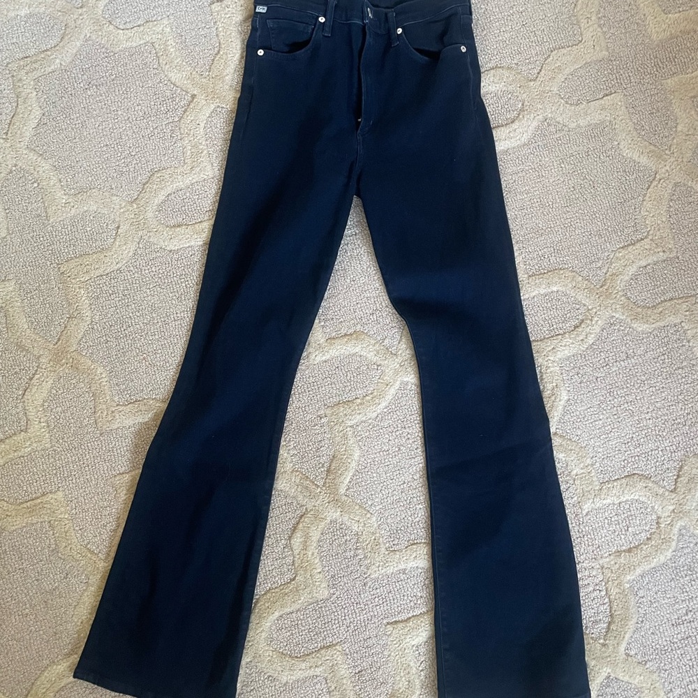 Citizens of humanity flared bootcut navy blue jeans size 29 - Picture 4 of 4